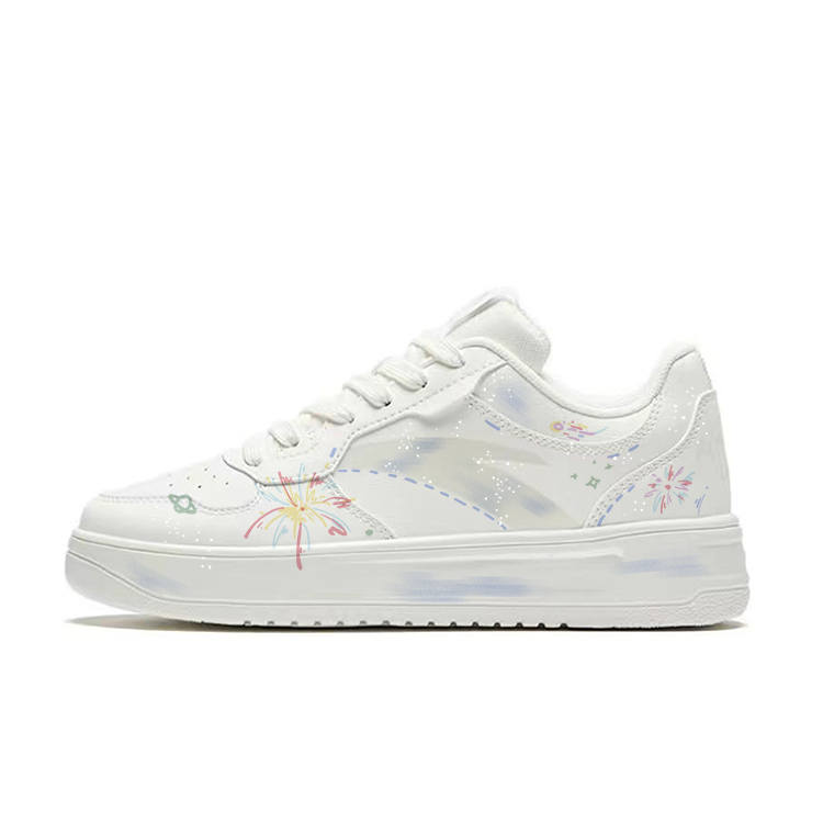Anta Low top Skateboard Shoes Unisex White Blue