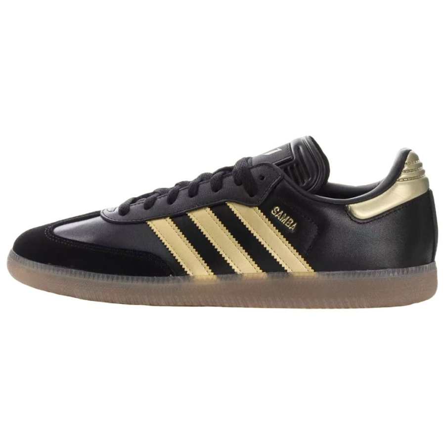 Adidas Originals x Lionel Messi Samba Low top Skateboard Shoes Unisex Black Gold