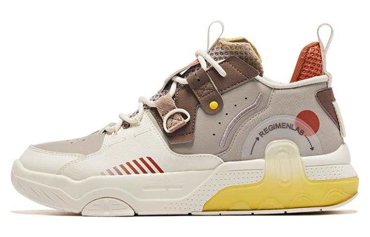 QIAODAN Comfortable Slip Resistant Abrasion Resistant Slip Resistant Abrasion Resistant Mid top Skateboard Shoes Men's