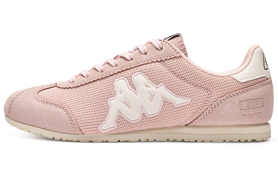 Kappa O.Lite70 Back to Back Slip Resistant Abrasion Resistant Low top Skateboard Shoes Women's Pink White