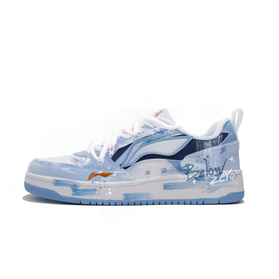 Li-Ning Li Ning Sea And Sichuan Zero Degrees Below Synthetic Leather Slip Resistant Cushioning Abrasion Resistant Low top