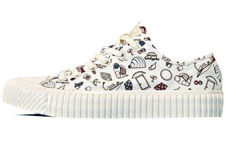 Kappa Low top Skateboard Shoes Unisex White