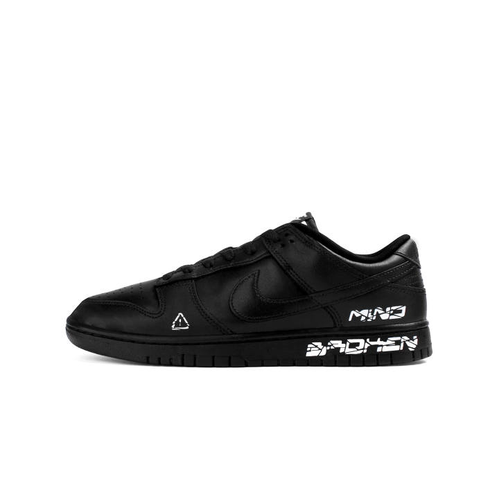 Nike Nike Dunk Abrasion Resistant Low top Skateboard Shoes Unisex Black