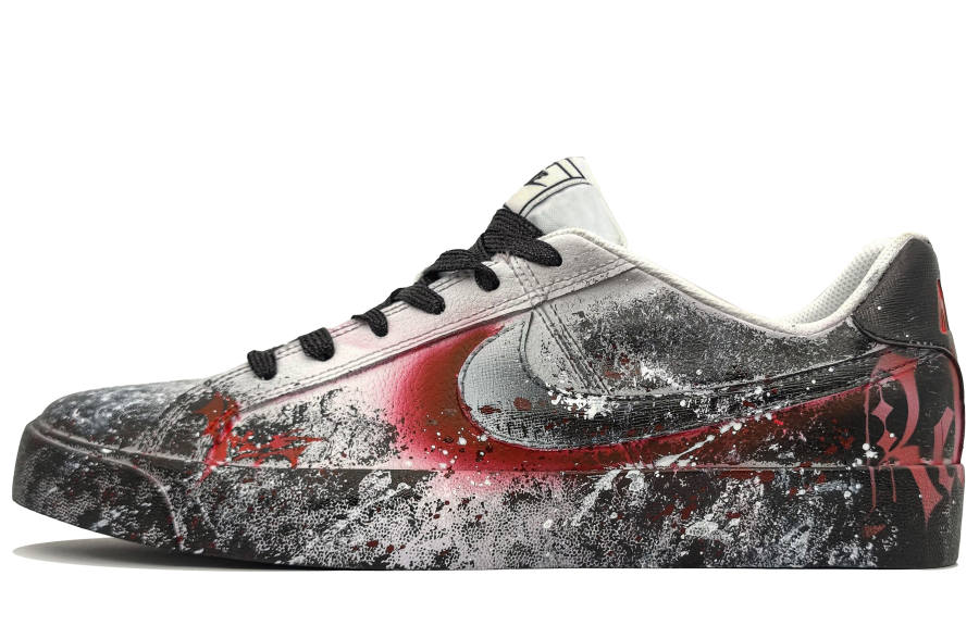 Nike Nike Court Royale AC Non slip Lightweight Low top Skateboard Shoes Unisex Blood Red
