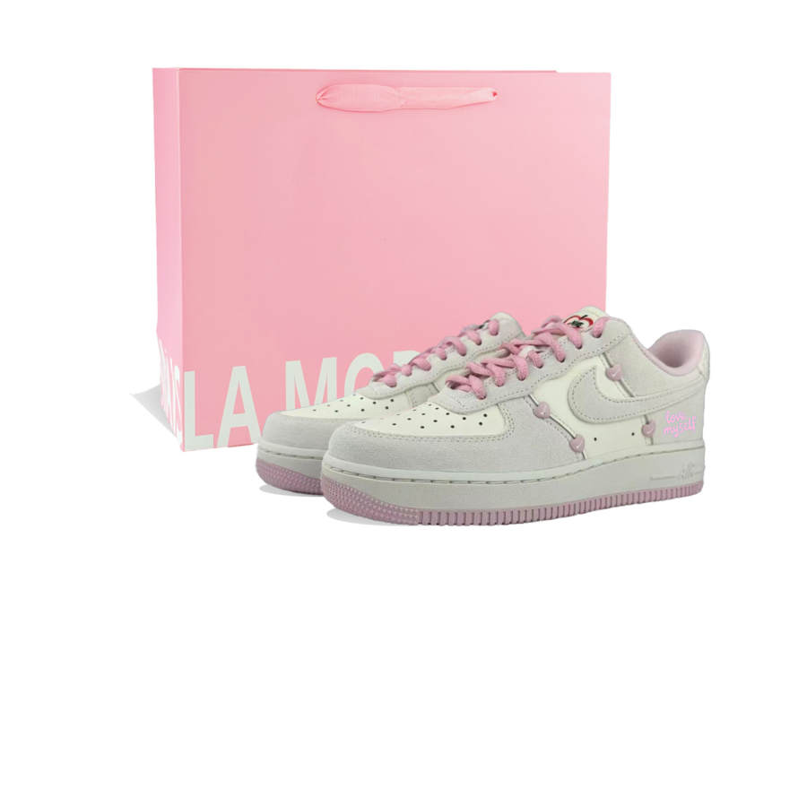 Nike Nike Air Force 1 Sweet Style Love Confession Suede Cushioning, Wear Resistant Low top Skateboard Shoes Women's