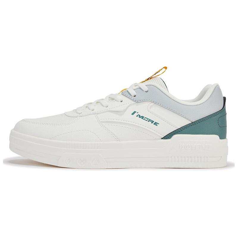 361° Air Force 1 Slip Resistant Cushioning Low top Skateboard Shoes Men's White Green