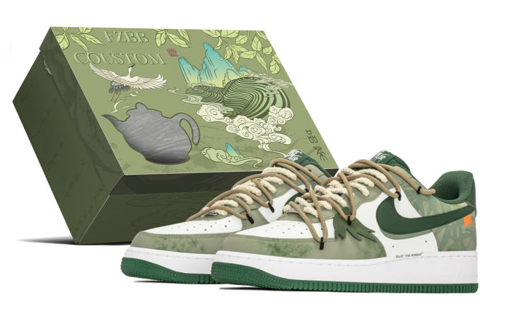 Nike Nike Air Force 1 Skateboard Shoes Men's Low Top Green