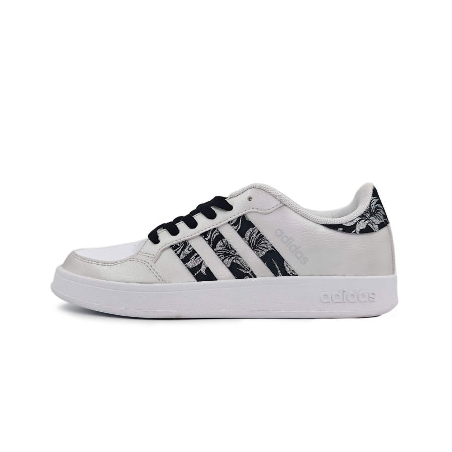 Adidas Neo Breaknet Low top Skateboard Shoes Women's Silver White Black