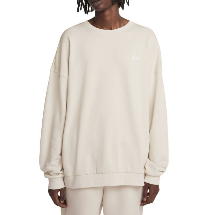 Nike Nike Club Sweatshirts Men's Light Orewood Brown/Light Orewood Brown/White Crew Neck Moderate