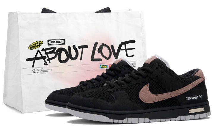 Nike Nike Dunk Pink Alert Low top Skateboard Shoes Unisex Black Pink