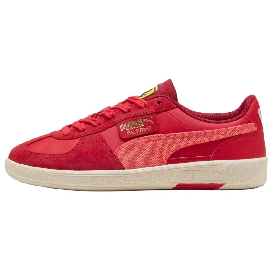 PUMA x SCUDERIA FERRARI Palermo Abrasion Resistant Low top German Army Trainers Unisex Red
