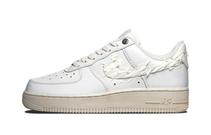 Nike Nike Air Force 1 Mist Thorn Coverage Balance Low top Skateboard Shoes Men's Oxide White