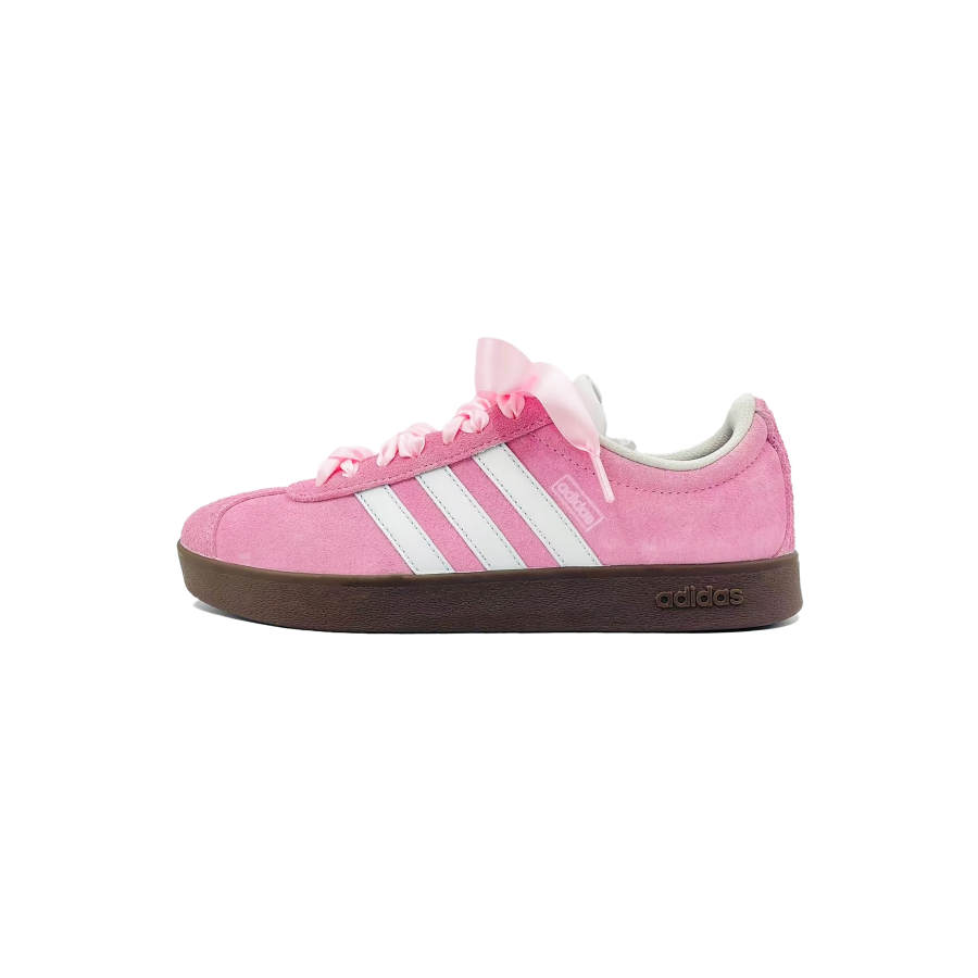 Adidas Neo VL Court 2.0 Skateboard Shoes Unisex Low Top Pink/White
