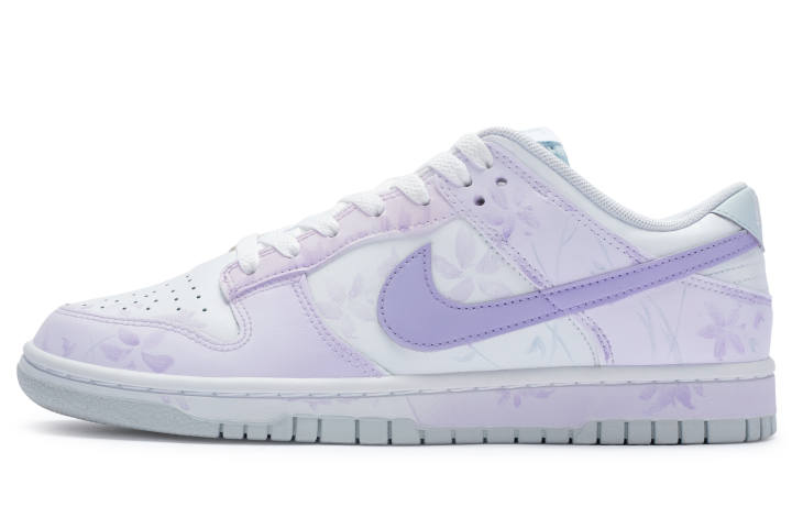 Nike Nike Dunk 811 Manufacturing, Mystic Purple Blue Low top Skateboard Shoes Men's Purple White