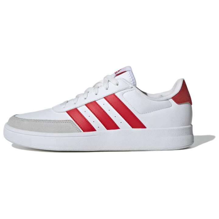 Adidas Adidas BREAKNET 2.0 Slip Resistant Abrasion Resistant Low top Skateboard Shoes Men's White