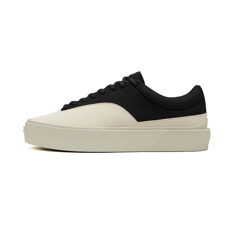 EQLZ EQUALIZER EQLZ EQUALIZER Fault 22 Slip Resistant Abrasion Resistant Low top Skateboard Shoes Unisex Black White
