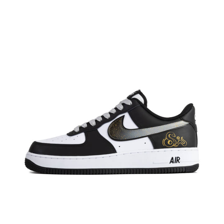Nike Nike Air Force 1 'Panda Ink Gray Starlight, Serpent Blessings, Panda Exploration, Classic And Versatile