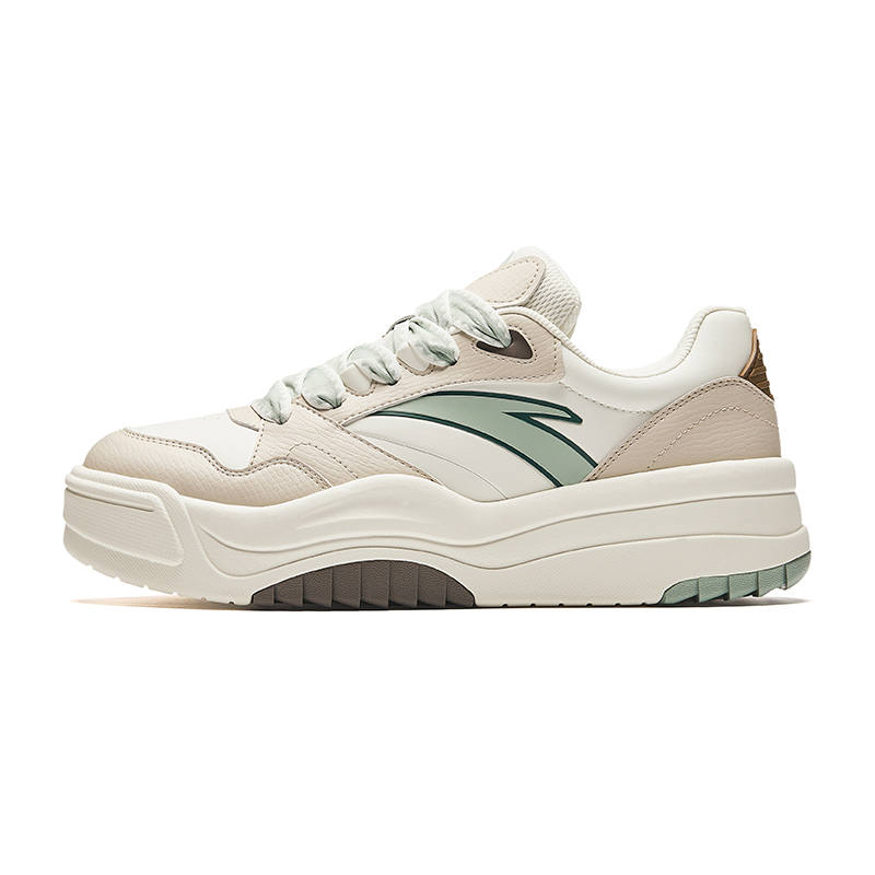 Anta Wave Shoe 2 Low top Skateboard Shoes Men's White Green