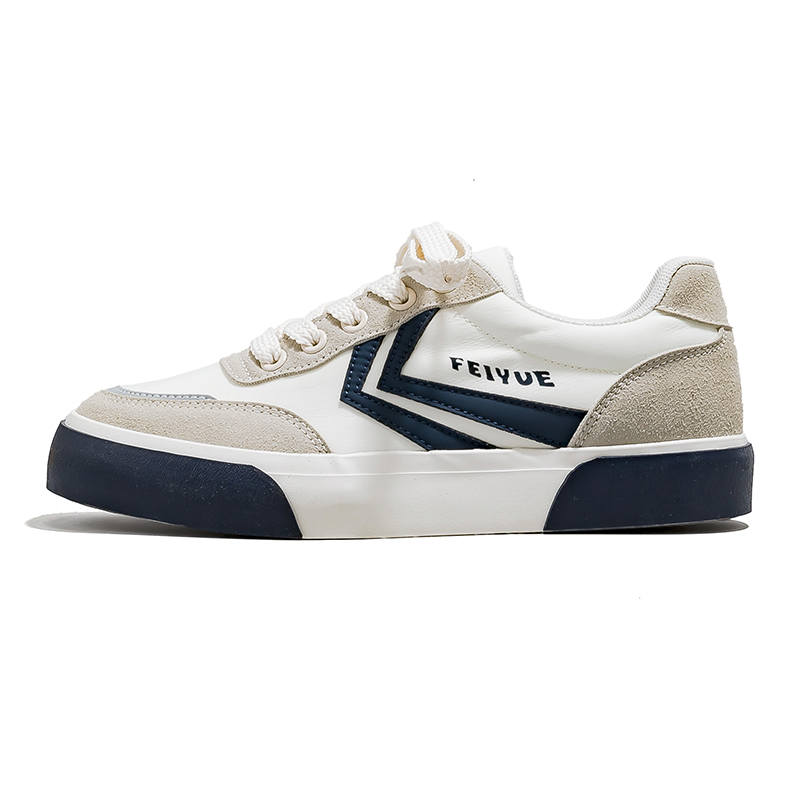 FEIYUE Wear-resistant And Lightweight Low-top Skateboard Shoes Women's Beige Gray Dark Blue