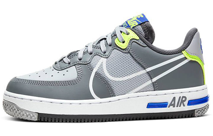 Nike Nike Air Force 1 React 'Wolf Grey' GS