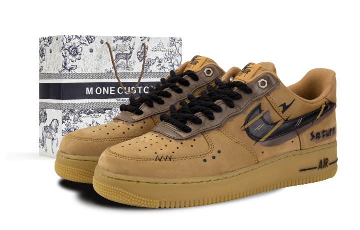 Nike Nike Air Force 1 Skateboard Shoes Unisex Low Top Black