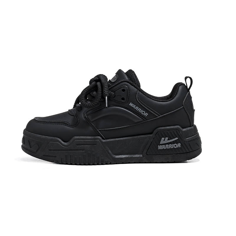 WARRIOR WARRIOR Low top Skateboard Shoes Unisex Black