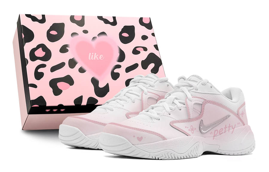 Nike Nike Court Lite 2 Summer Travel, Deep Affection 520 Pink Sweetheart Slip Resistant Abrasion Resistant