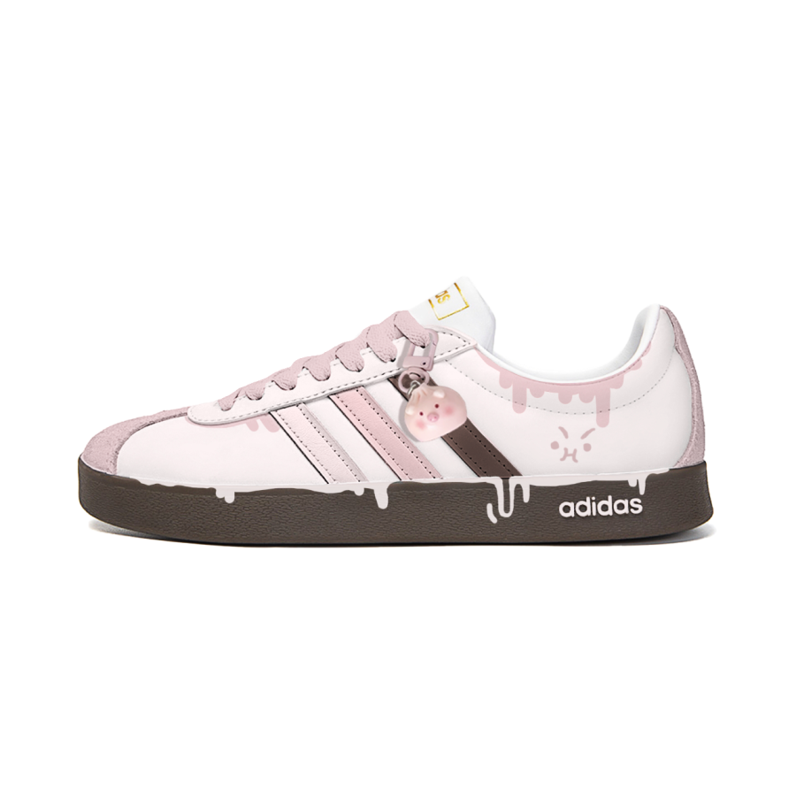 Adidas Adidas VL COURT 2.0 Star Joy Manufacturing, Honey Cameo Brown Abrasion Resistant Abrasion Resistant Low top
