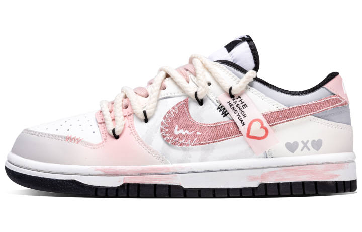 Nike Nike Dunk Heartbeat Abrasion Resistant Low top Skateboard Shoes Unisex