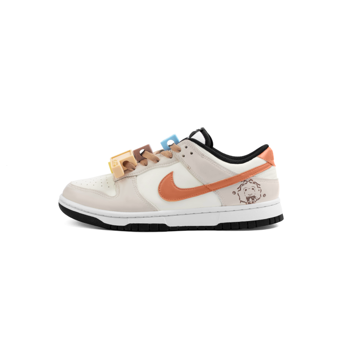 Nike Nike Dunk Abrasion Resistant Low top Skateboard Shoes Unisex Custard