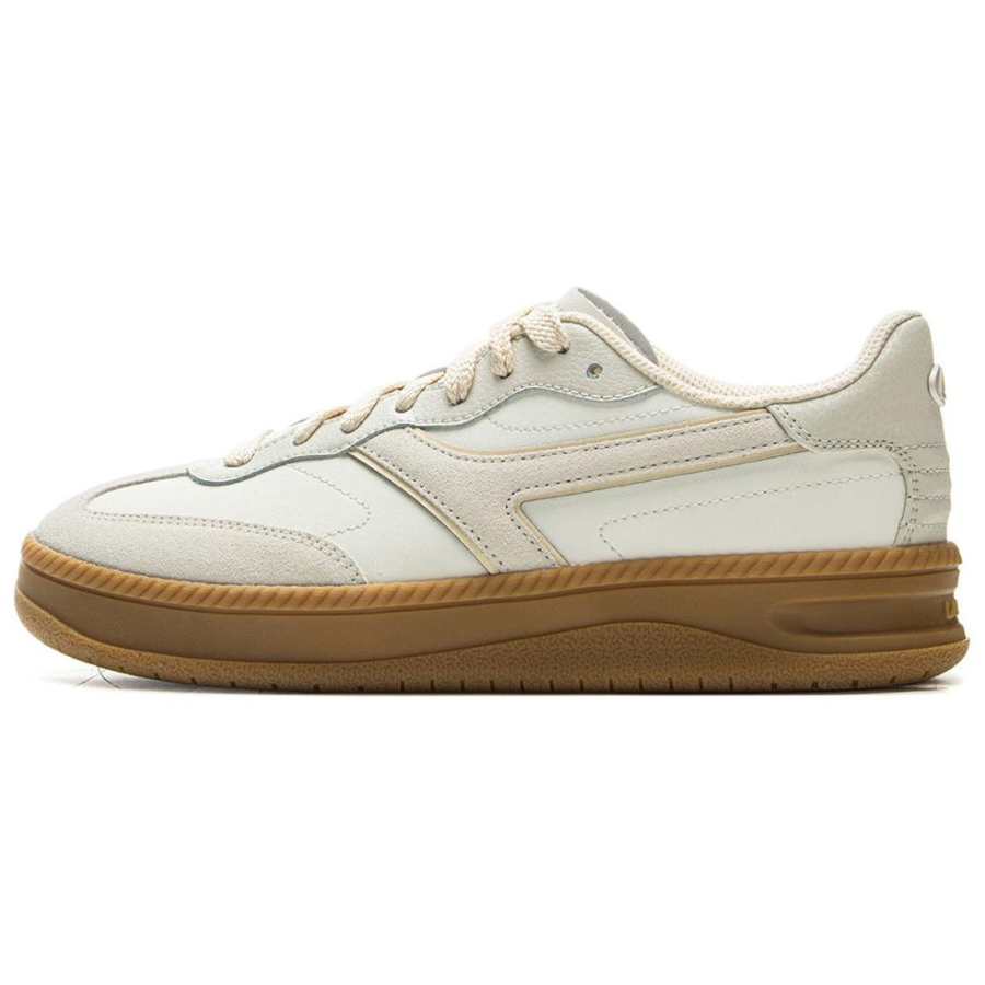 Li-Ning Li Ning Ivy Slip Resistant Abrasion Resistant Low top Skateboard Shoes Women's White Gray