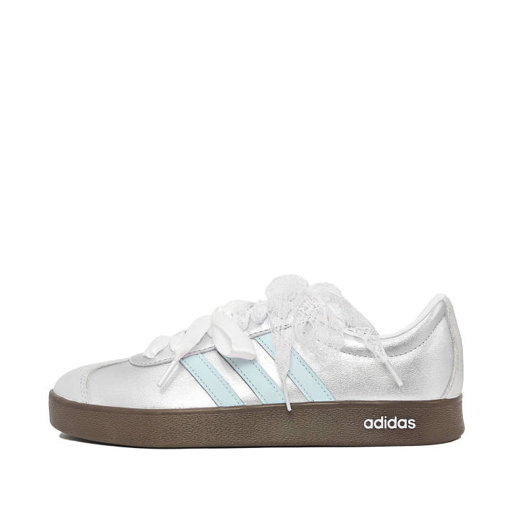 Adidas Adidas VL COURT 2.0 Low top Skateboard Shoes Unisex Silver