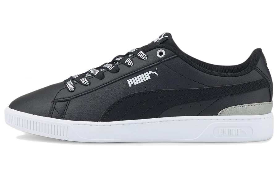 PUMA Vikky V3 Logomania Casual Skateboarding Shoes Black White