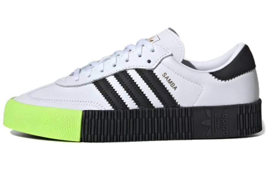 Adidas Originals Sambarose Synthetic Leather Retro Sports Lightweight Breathable Lightweight And Breathable Low top