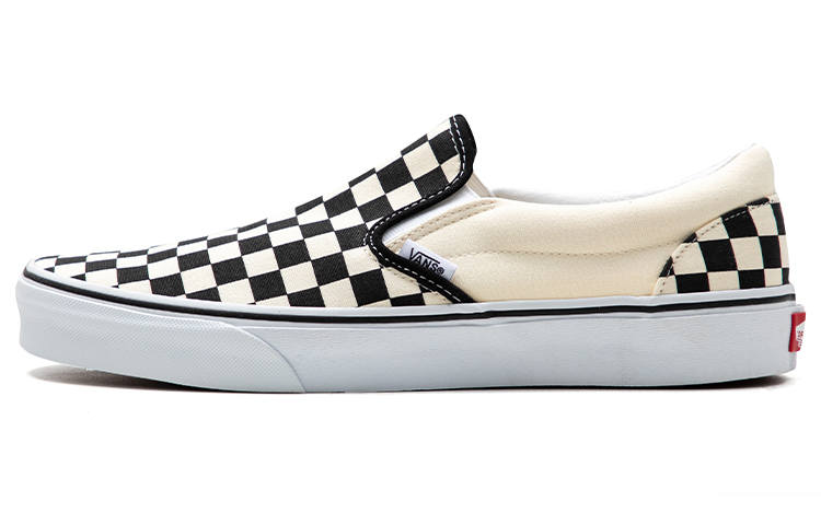 Vans Slip on Canvas, Suede Abrasion Resistant Lightweight Support Low top Skateboard Shoes Unisex Black White