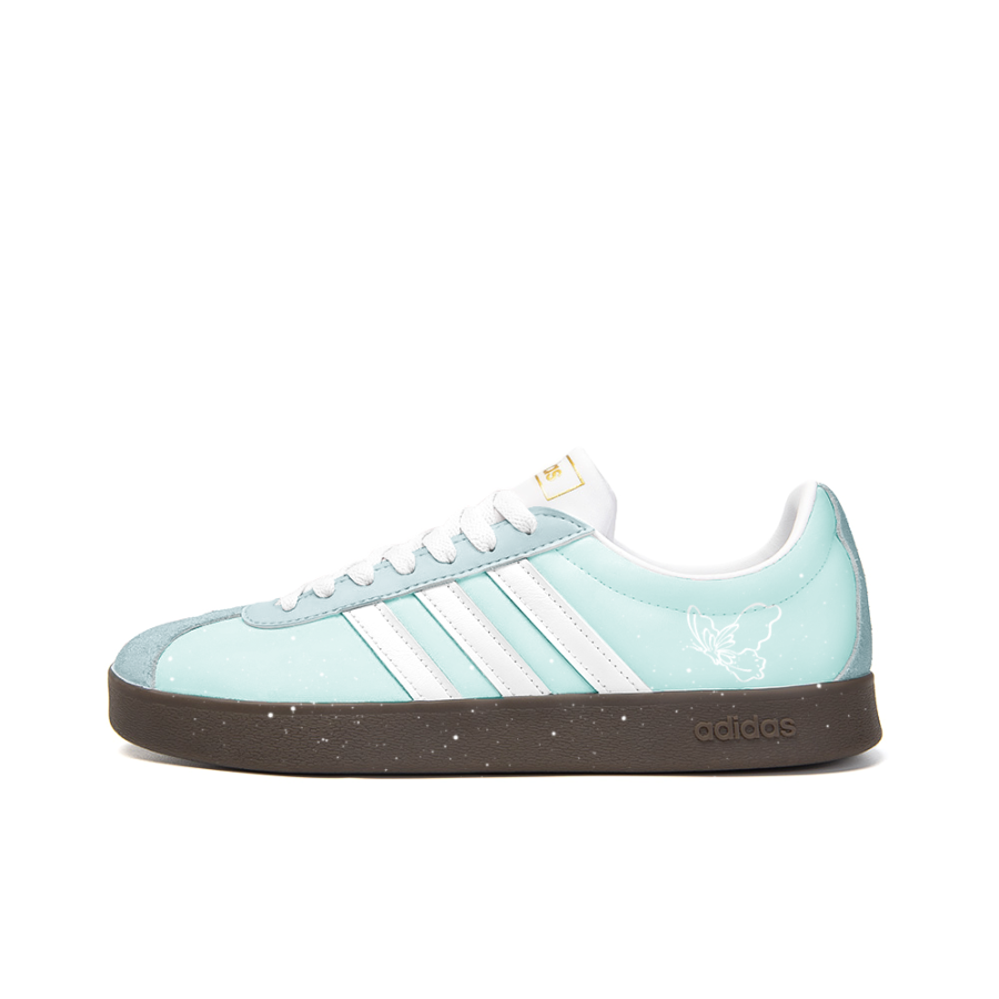 Adidas Neo VL Court 2.0 Old Clock Slip Resistant Abrasion Resistant Low top Skateboard Shoes Unisex Cyan