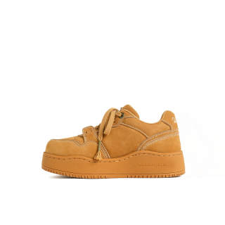 WANDER AROUND Synthetic Leather Breathable Height Increasing Breathable Height Increasing Low top Skateboard Shoes