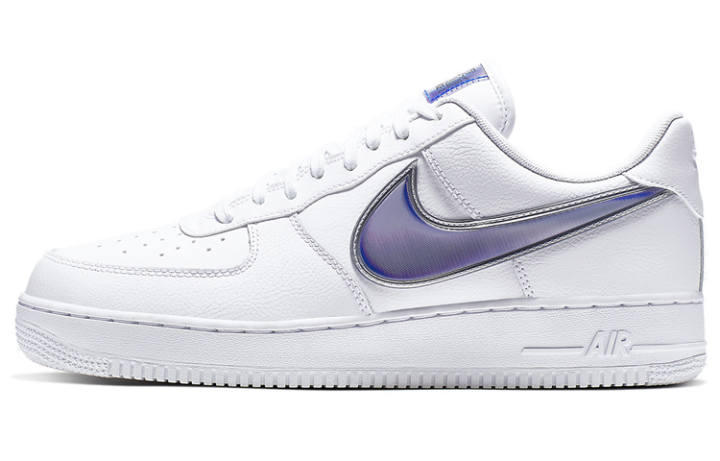 Nike Nike Air Force 1 Low Oversized Swoosh White Racer Blue
