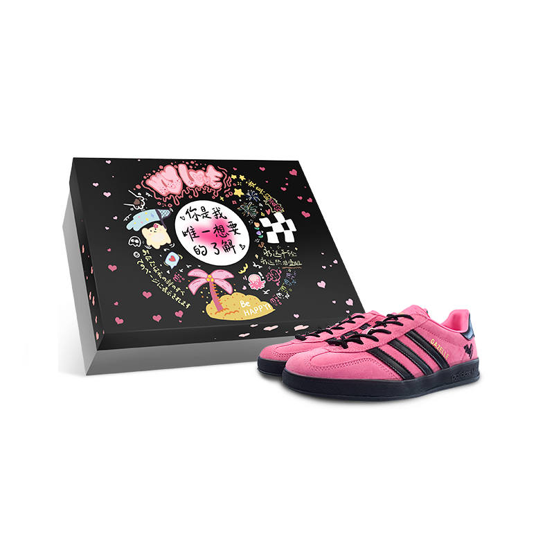 Adidas Originals Gazelle Cushioning Low top Skateboard Shoes Women's Pink