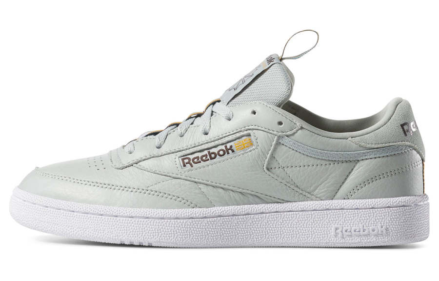 Reebok Club C Skateboard Shoes Unisex Low Top Gray