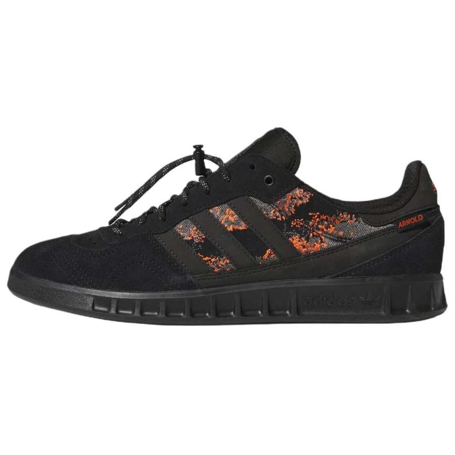 Adidas Originals x MIKE Handball Top Low top Skateboard Shoes Unisex Black Orange