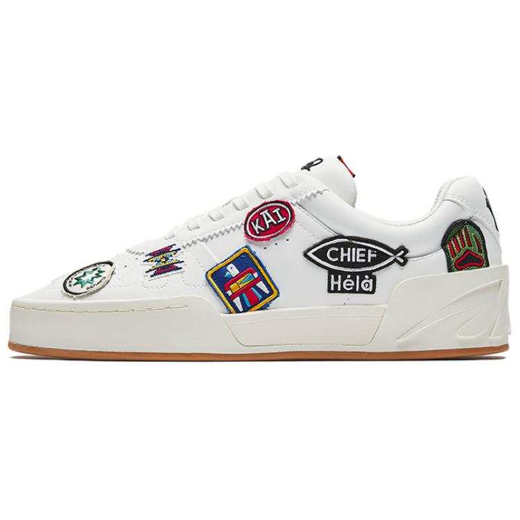 Anta Irving Stylish Abrasion Resistant Support Low top Skateboard Shoes Men's White