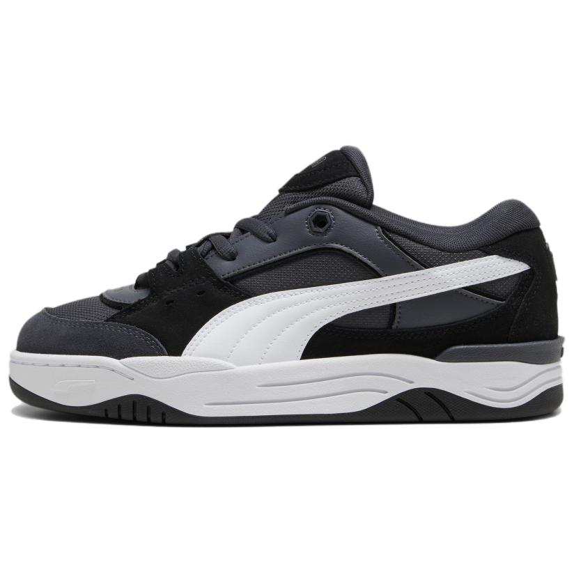 PUMA 180 Corduroy Low top Skateboard Shoes Unisex Gray White