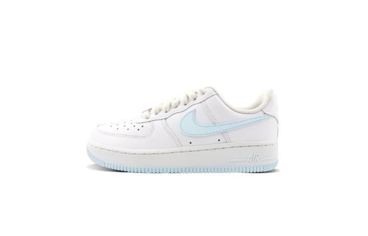 Nike Nike Air Force 1 Low top Skateboard Shoes Unisex White Blue