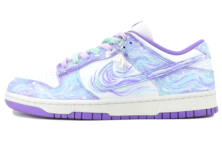 Nike Nike Dunk Abrasion Resistant Low top Skateboard Shoes Unisex Dream Purple