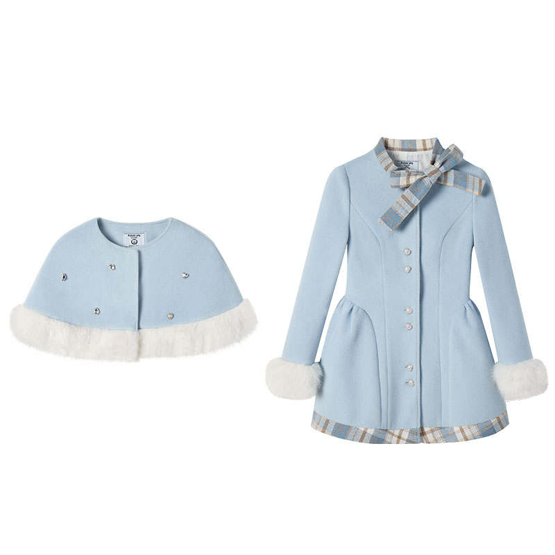 FABRIC PIG Two Piece Skirt Sets Women's Lapel Thickened And Fleece Lined Short