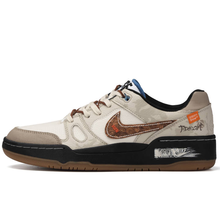 Nike Nike Full Force Prairie Wanderer Low top Skateboard Shoes Men's Beige Brown