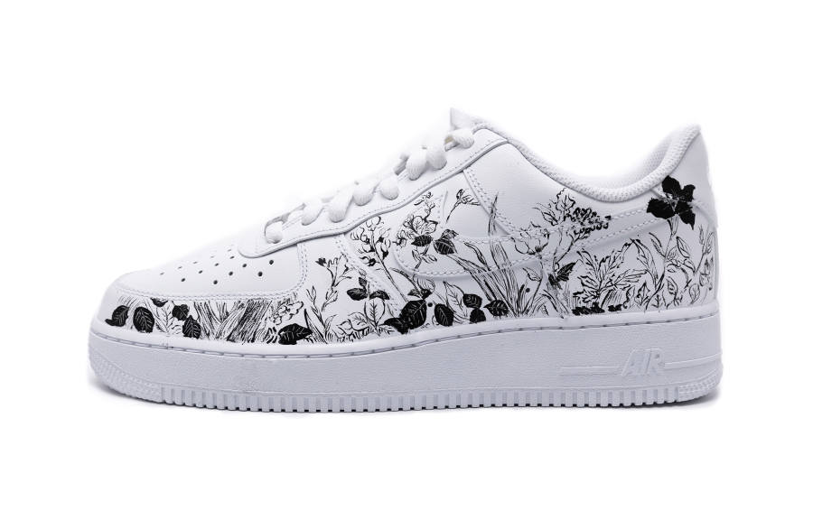 Nike Nike Air Force 1 Air Force 1, Trendy Coverage Abrasion Resistant Low top Skateboard Shoes Men's Pure White