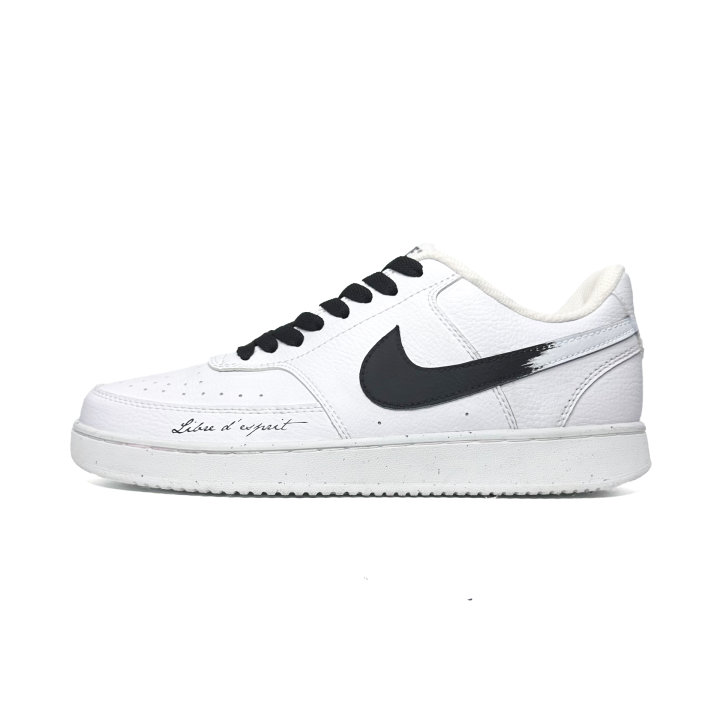 Nike Nike Court Vision 1 Vintage, Classic, Hand Drawn Synthetic Leather Abrasion Resistant Low top Skateboard Shoes Men's