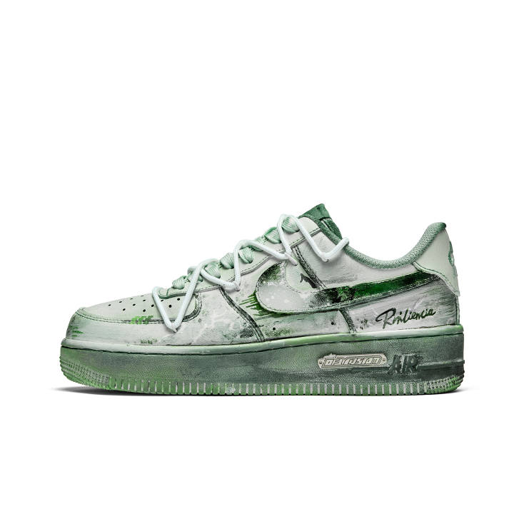 Nike Nike Air Force 1 Rock Pine Cushioning Abrasion Resistant Cushioning, Wear Resistant Low top Skateboard Shoes Unisex
